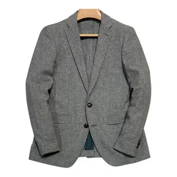 정장 셀렉트 호두 버튼 울 테일러드 자켓 A4 그레이