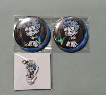 BLEACH THE 캐릭터 홀로그램 캔뱃지 미니 참 그림죠