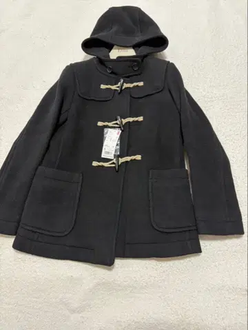 택 포함 새상품 UNIQLO 여성용 울 블렌드 숏 더플 코트