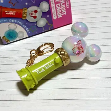 디즈니 스토어 응원봉 키체인 그린 닉 주토피아