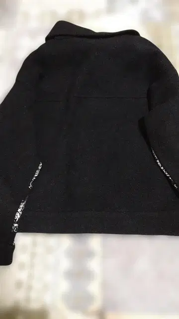 TRUBE 체크 무늬 후드 부착 자켓 M 사이즈