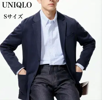 [ 새상품 ] 유니클로 컴포트 2B 자켓 네이비 S