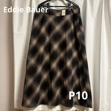 Eddie Bauer 롱 울 스커트 P10 브라운
