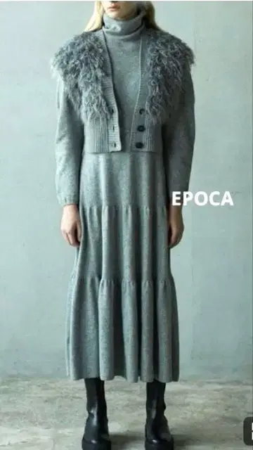 EPOCA 에포카 니트 숏 베스트 40 그레이 계열