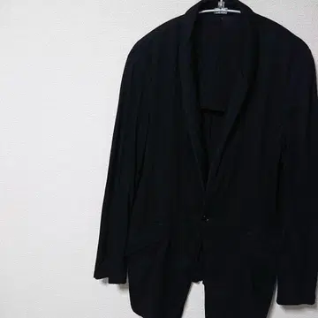 블랙 테일러드 자켓 1버튼