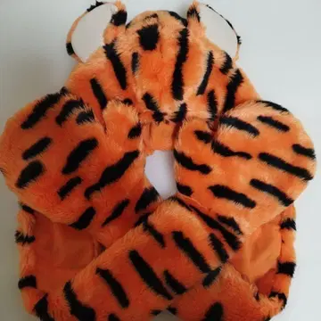 디즈니 티거 장갑 부착 머플러 팬캡