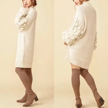 ROYAL PARTY 포코포코 니트 원피스