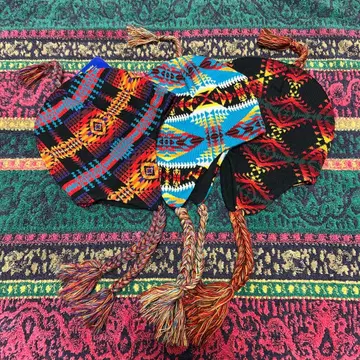 PENDLETON 니트 태슬 캡 울 y2k 니트 모자