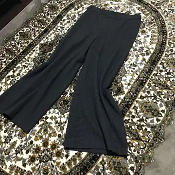 다크 그레이 와이드 팬츠