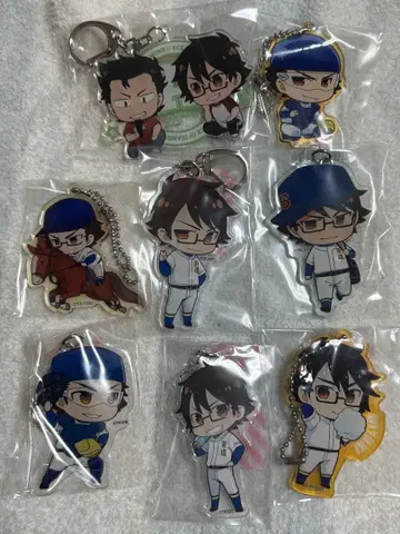 다이아의 A 미유키 카즈야 아크릴 키링 세트 4