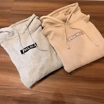 MILKFED 후드티 2세트