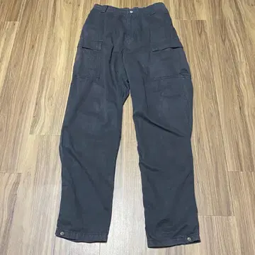 블랙 카고 팬츠