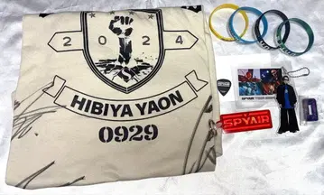 SPYAIR 친필 사인 포함 T셔츠 세트