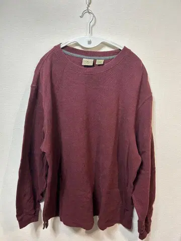 L.L.Bean 써멀 와플 00s 긴팔 티셔츠 보르도 구제 의류