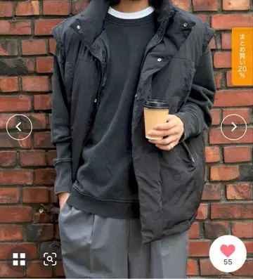 DRAW(드로우) / 탈부착 집업 블루종 미사용 새상품