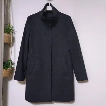 미사용 새상품 유니클로 UNIQLO 울 캐시미어 스탠드 카라 코트