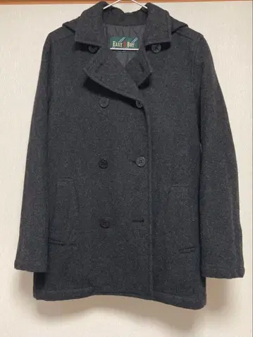 EAST BOY 다크 그레이 피 코트 사이즈 9