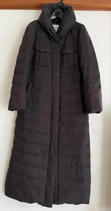 PLST 롱 다운 코트