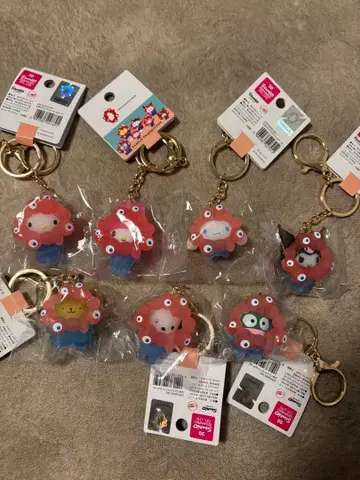 산리오 미야쿠미야쿠 클리어 키링 컴플리트 세트