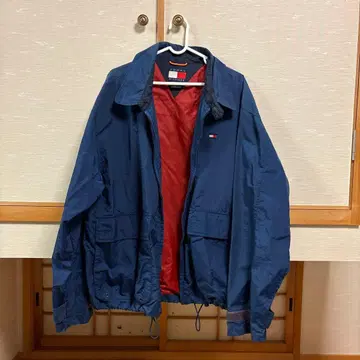 TOMMY HILFIGER 나일론 자켓 네이비