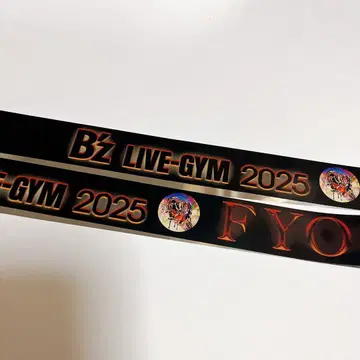 B'z FYOP 2025 도쿄돔 은색 테이프