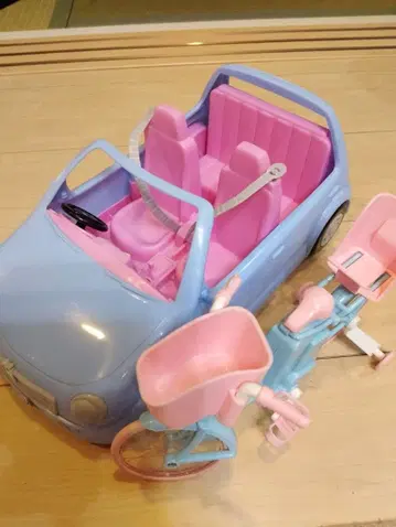 모두 함께 외출 리카짱 패밀리카 자전거