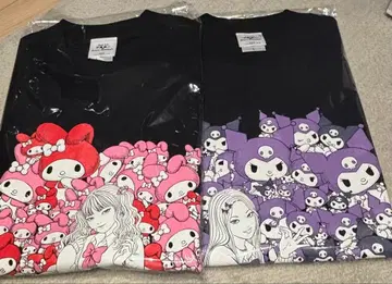 이토 준지 산리오 쿠로미 마이멜로디 T셔츠 L사이즈