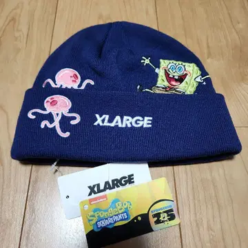 XLARGE 스펀지밥 비니 네이비