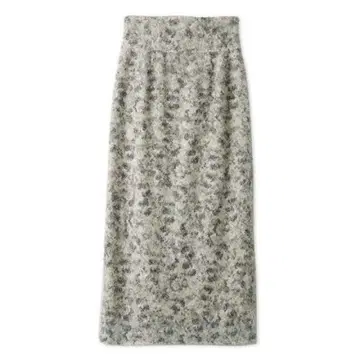 스나이델 페더 자카드 프린트 스커트