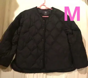 유니클로 울트라 라이트 다운 릴랙스 자켓 블랙 M