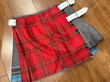 O'NEIL OF DUBLIN 플리츠 미니 스커트 사이즈 8