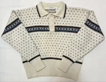 [ ESPRIT ] 노르딕 무늬 폴로 니트