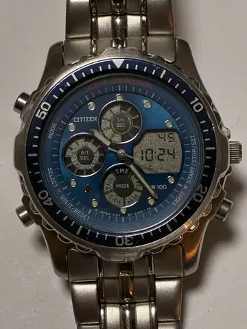 시티즌 프로 마스터 크로노그래프 남성용 손목시계