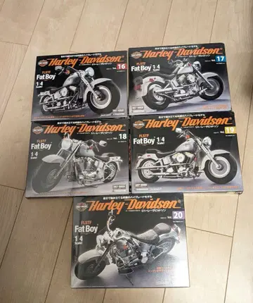 할리데이비슨 Fat Boy 1/4 스케일 모델 16~20권 세트
