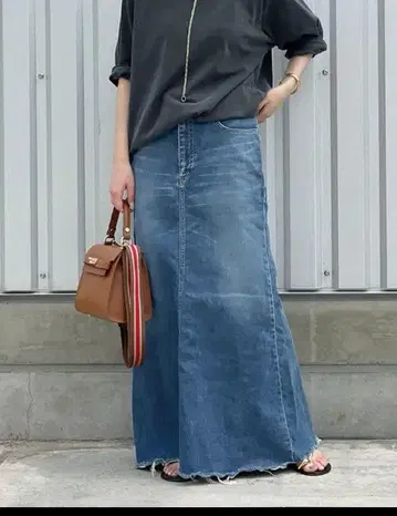 AP STUDIO 2022SS 슬릿 데님 스커트