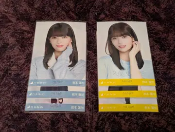 노기자카46 생사진 이와모토 렌카 쿠보 졸업 라이브 T셔츠 풀세트