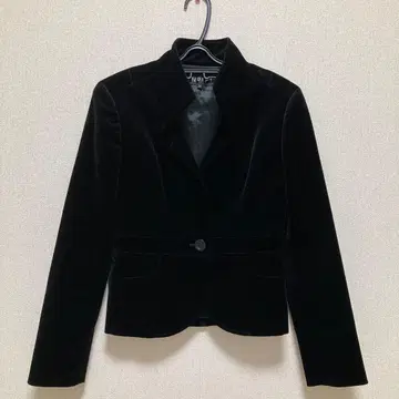 INDIVI 코튼 벨벳 자켓