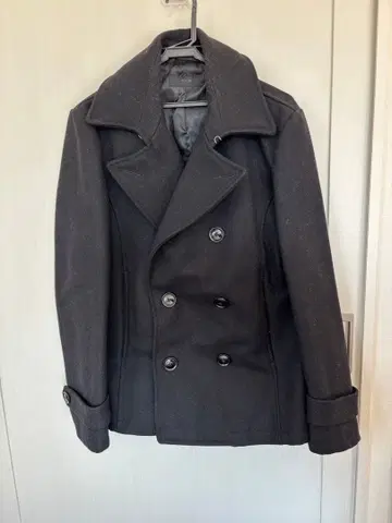 PLUS ONE 블랙 피코트 L 사이즈