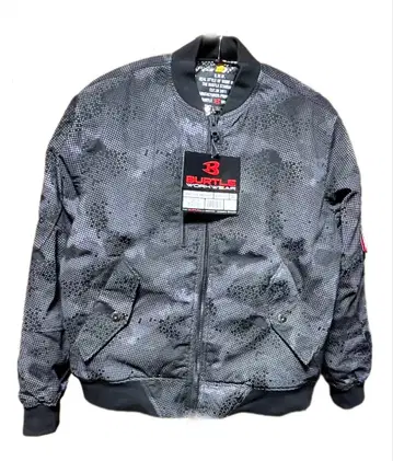 [바틀] BURTLE 플라이트 방한 자켓 5260 카모플라주 블랙