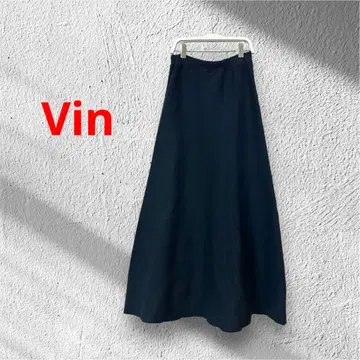 Vin  코튼 니트 롱 스커트