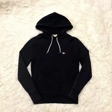 메종 키츠네 블랙 후드티 XS