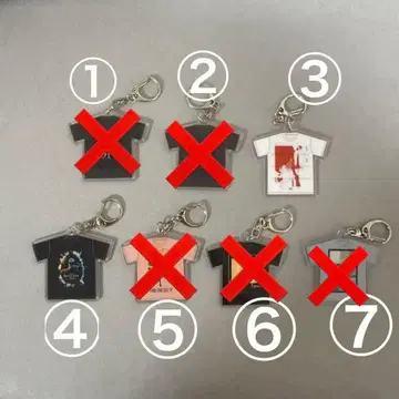 유리 아시아 투어 랜덤 복권 티셔츠 키링