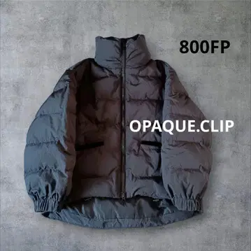 오파크 클립 미러 다운 코트 다크 브라운 800FP