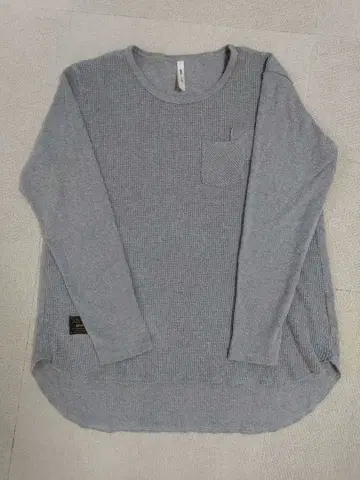 glamb 리브 긴팔 셔츠 그레이 사이즈 3