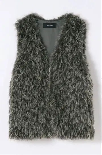 JEANASIS MIX 컬러 퍼 베스트