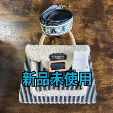 택 포함 SAMANTHA VEGA 사만사베가 스트라이프 핸드백