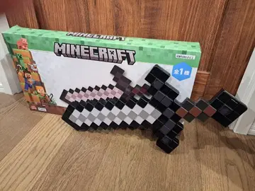 Minecraft 네더라이트 검 약 50cm 박스 포함