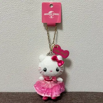 USJ 드레스 키티 티아라 봉제 인형 마스코트 백참