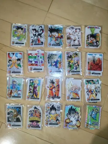 드래곤볼 1번 복권 40주년 아크릴 스탠드 20개 컴프 세트