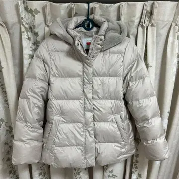 슈라루 후드 부착 발수 다운 자켓 M 라이트 그레이